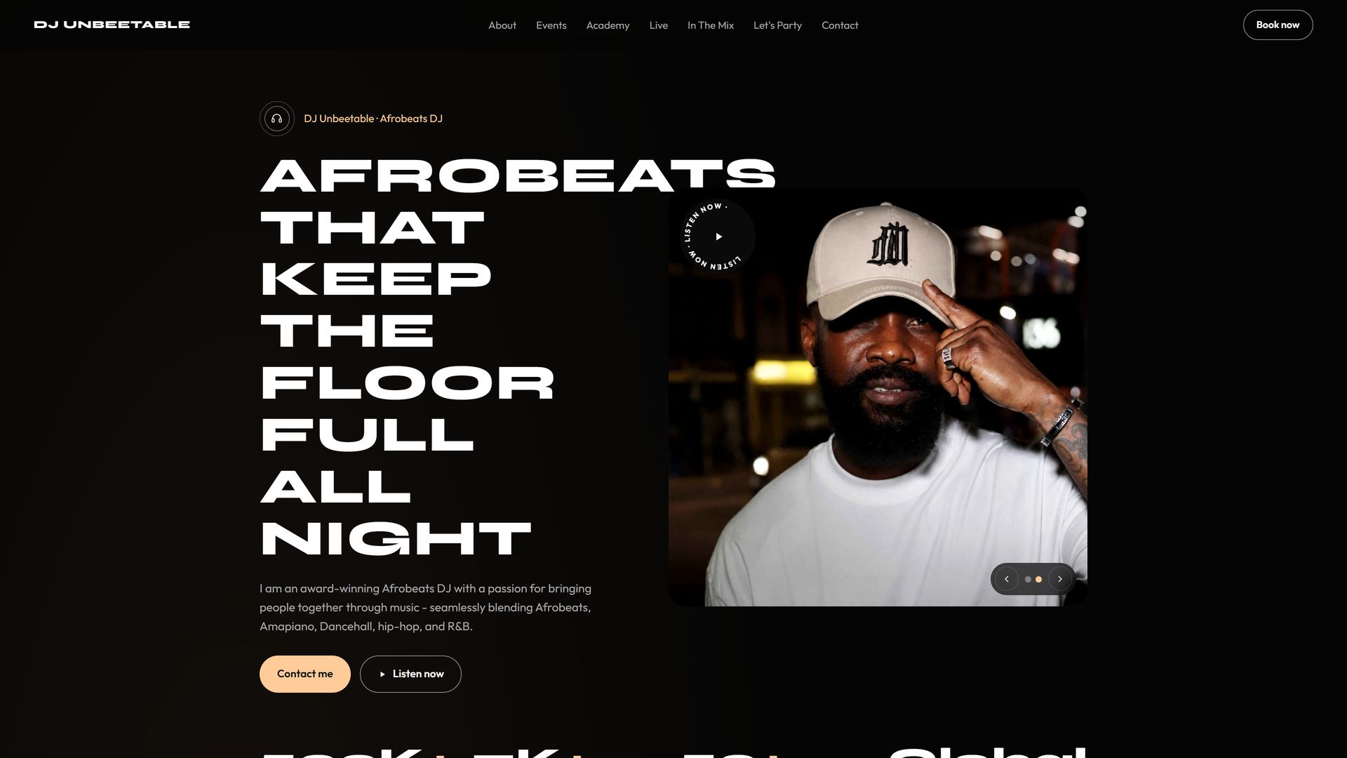 Unbeetable Music website