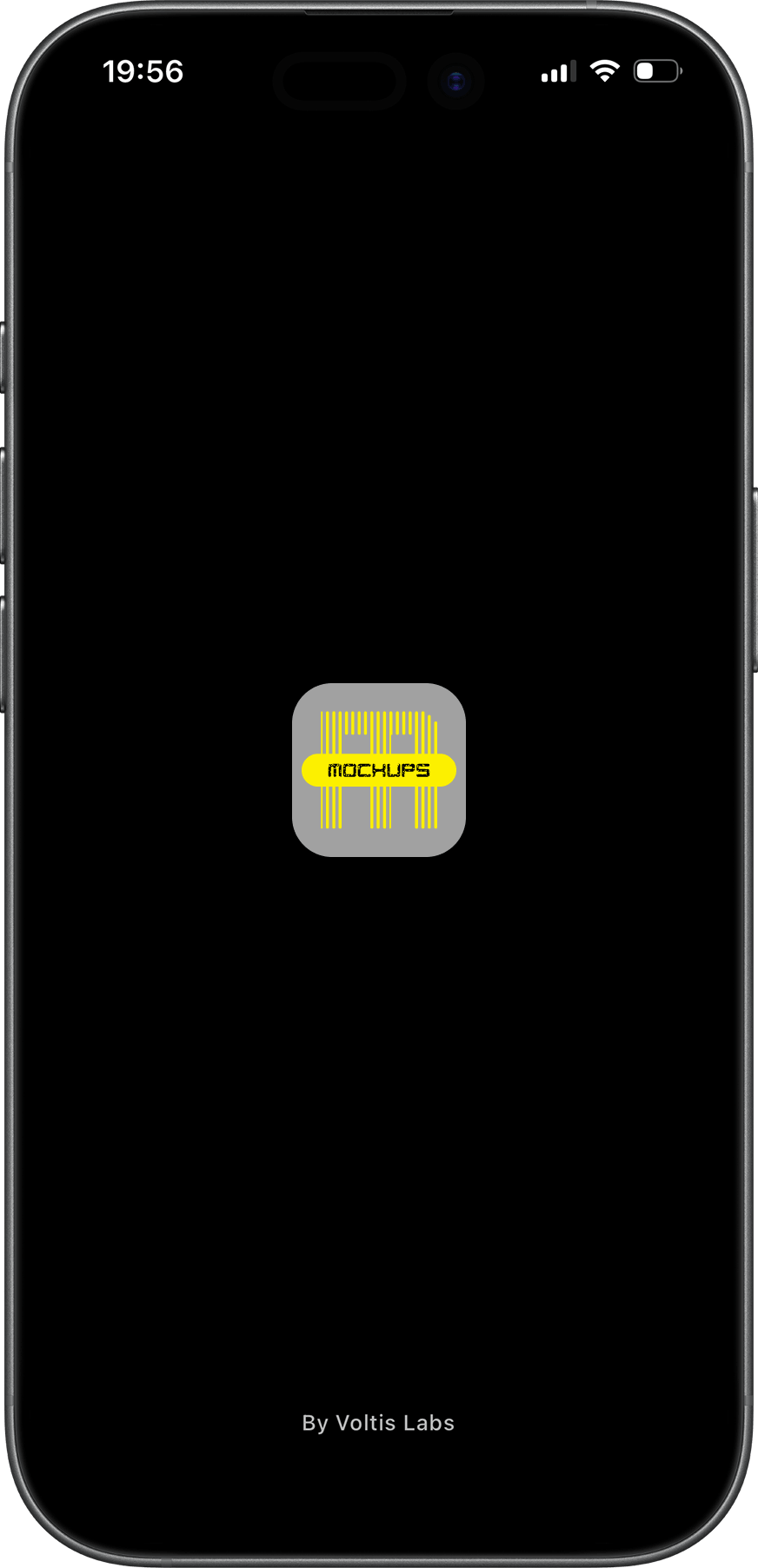 Mockups - splash screen