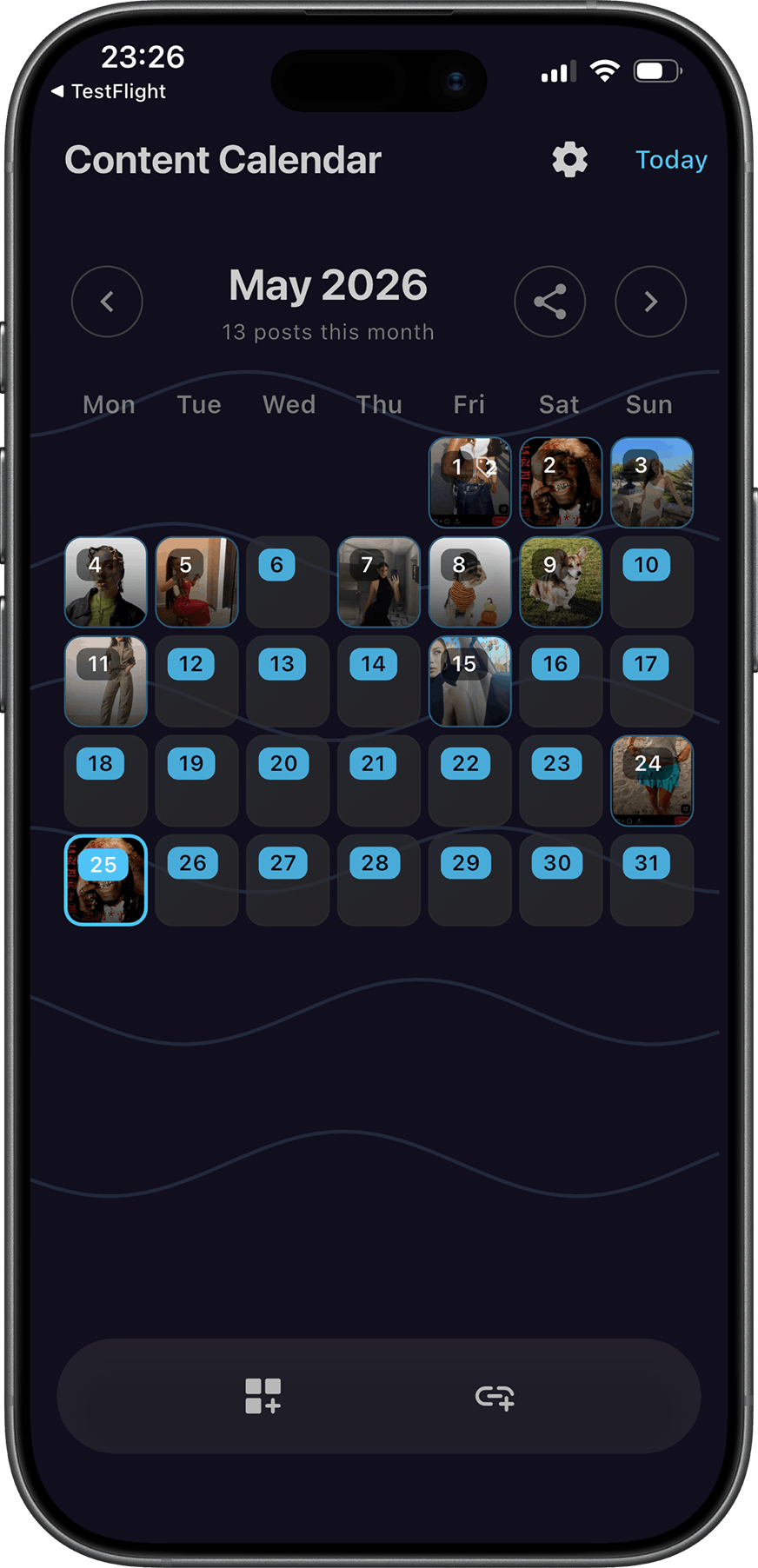 Content Calendar app preview 3 of 11